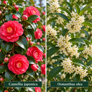 Camellia Japonica And Osmanthus Olea Combo