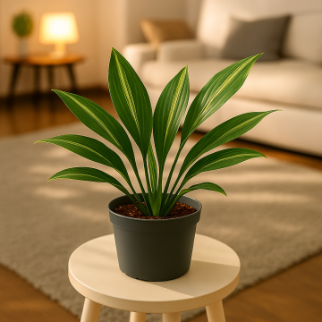 Aspidistra elatior ‘Variegata’ – “Cast- Iron Plant” 