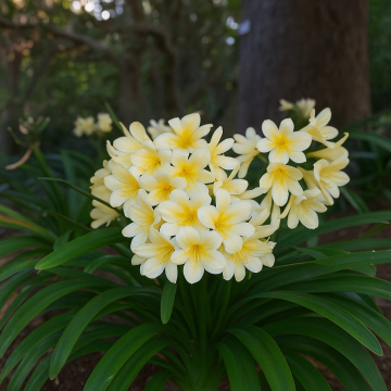 Clivia Miniata Lily White Flower