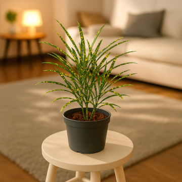 Buy Gold Dust Croton ( Thin Leaf )  Indoor Plant