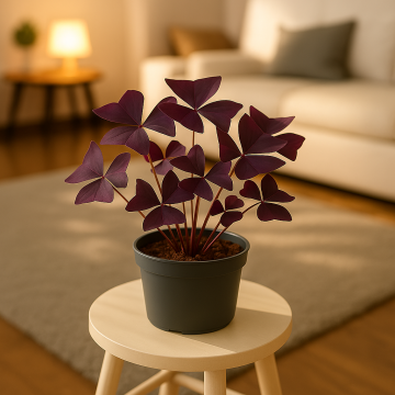 Oxalis Triangularis, Purple Shamrock, Butterfly Plant