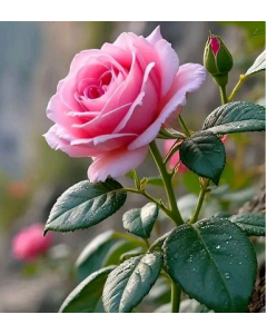 Pink Rose Plant